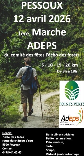 Loisirs Marche Adeps Pessoux