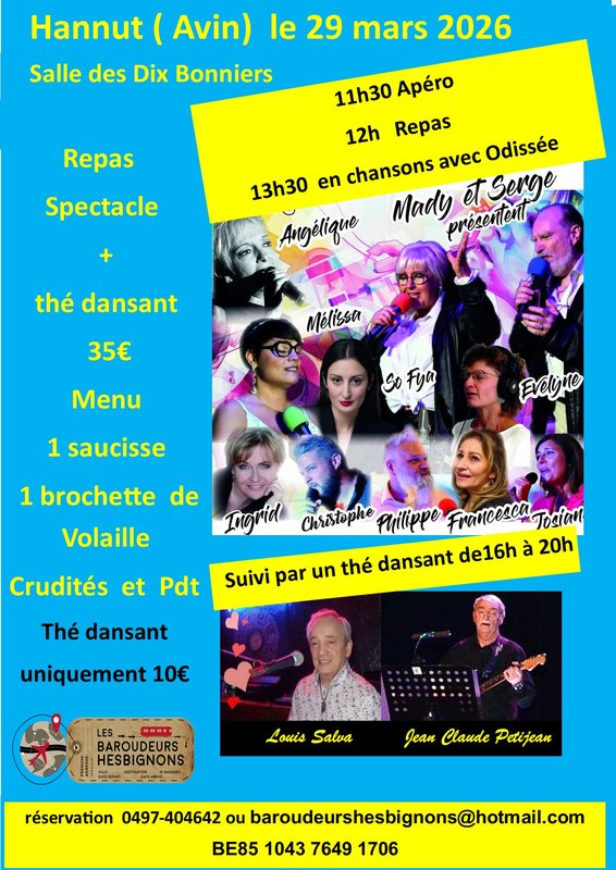 Soirées Repas chansons