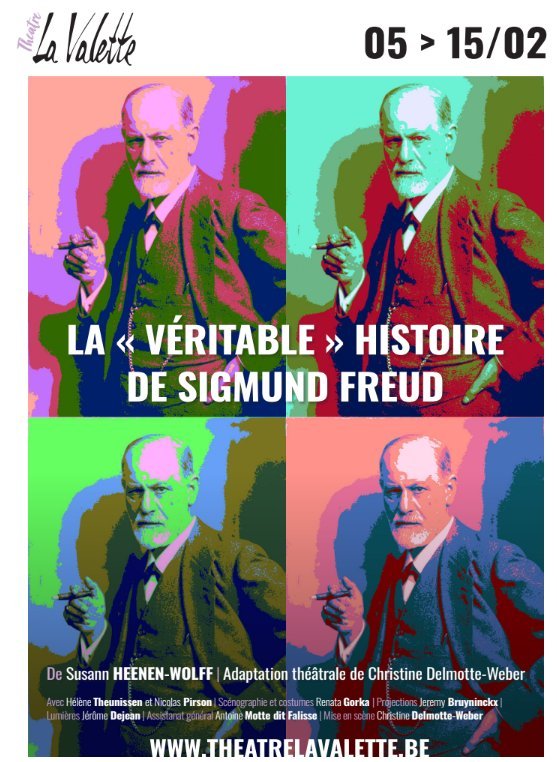 Spectacles La  véritable  histoire Sigmund Freud
