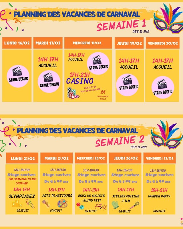 Stages,cours Stage multi activités.