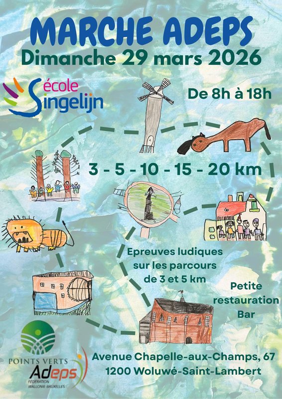 Loisirs Marche Adeps l école Singelijn