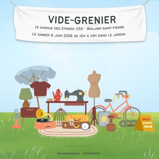  Vide grenier dans jardin