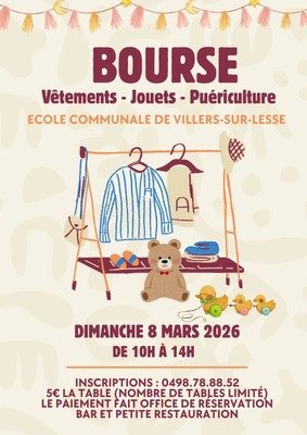 Loisirs Bourse vêtements jouets