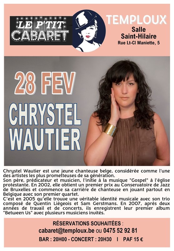 Concerts Concert Chrystel Wautier