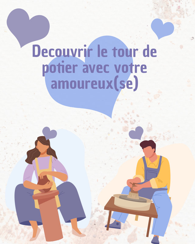 Stages,cours Découvrir tour potier avec amoureux(se)
