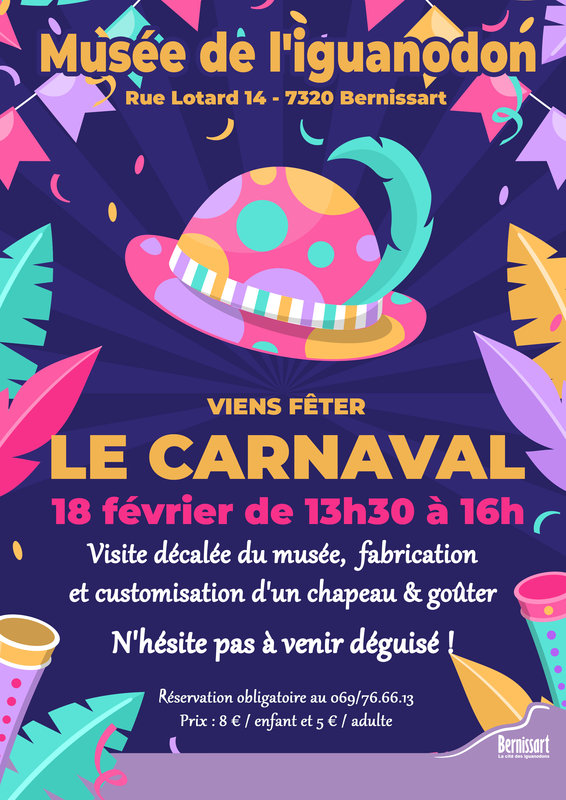 Spectacles Carnaval Musée l Iguanodon