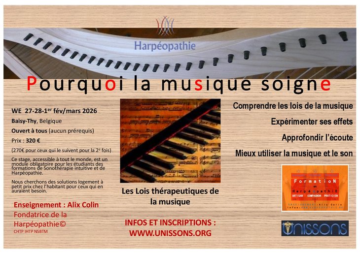 Stages,cours Pourquoi musique soigne ?
