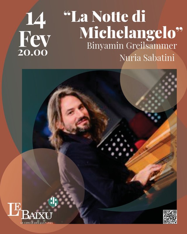Concerts  La Notte Michelangelo”. Binyamin Greilsammer