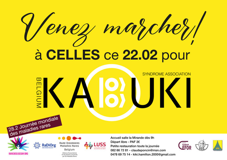 Loisirs Marche Kabuki, maladie rare