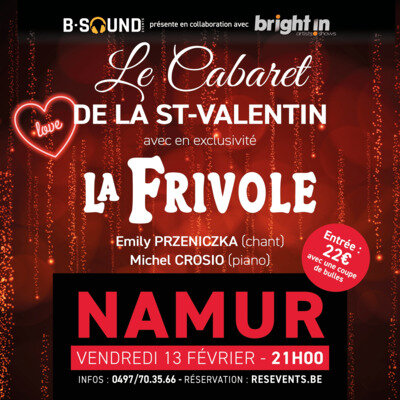 Spectacles Le Cabaret la St-Valentin
