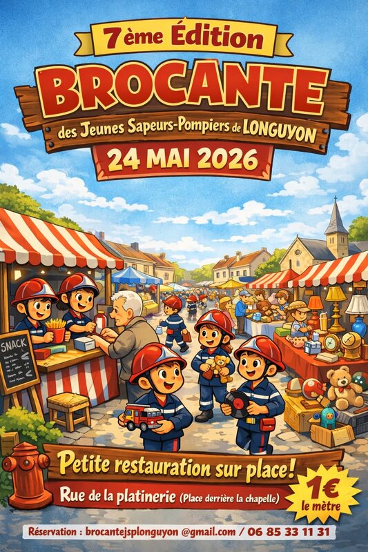  7ème édition la brocante Jeunes Sapeurs-Pompiers