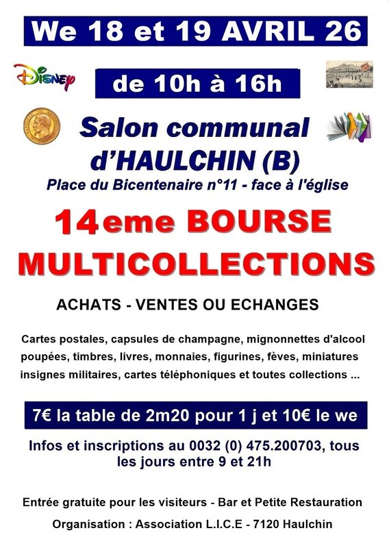 Loisirs 14eme Bourse Multicollections Haullchin