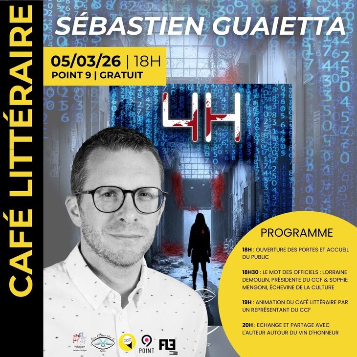 Conférences Café Littéraire avec Sébastien Guaietta