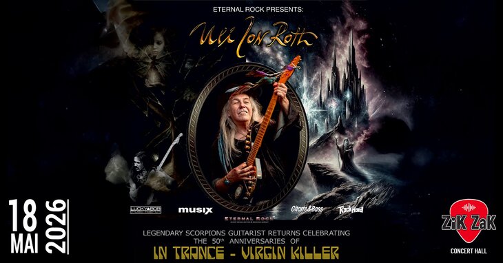Concerts Uli Roth - Virgin Killer 50th anniversary Tour