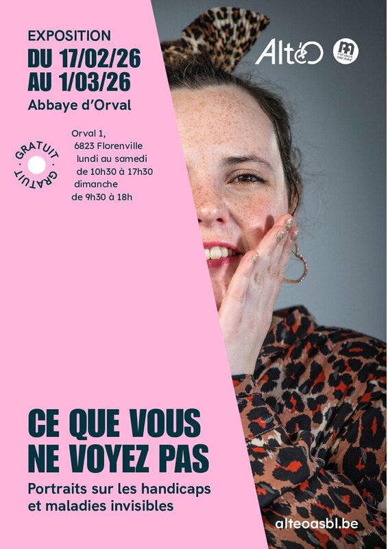 Expositions Ce vous voyez - portraits les handicaps maladies invisibles