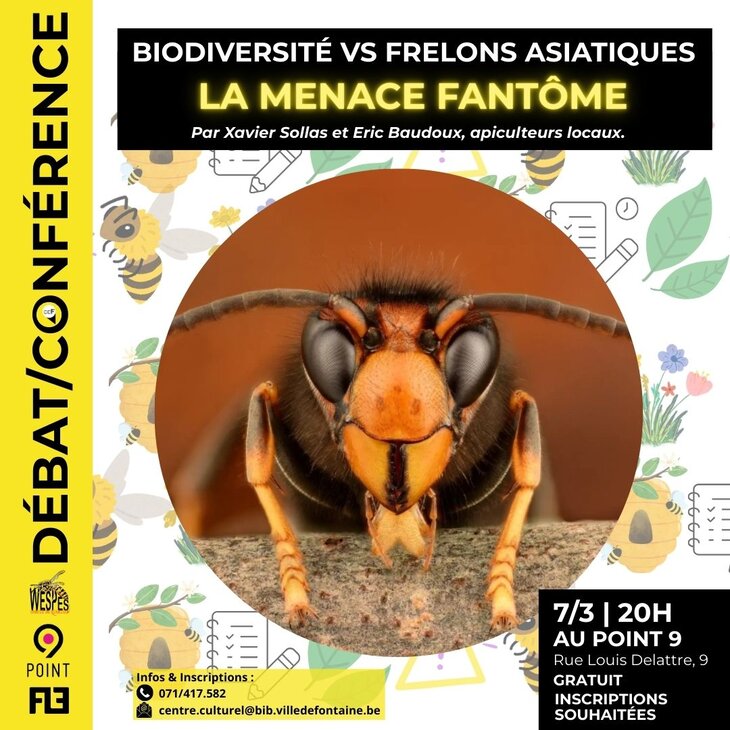 Conférences Conférence | Biodiversité Frelons asiatiques : menace fantôme.