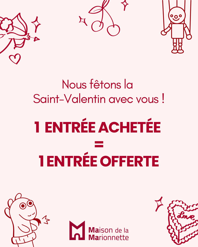 Loisirs 1 entrée Musée arts la Marionnette