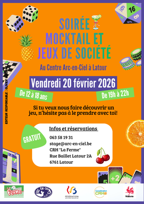 Loisirs Soirée Mocktail Jeux Société
