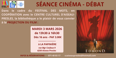 Spectacles Séance cinéma - débat