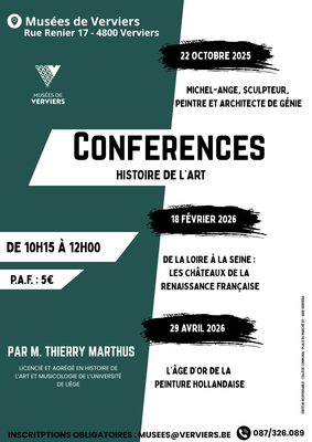 Conférences Conférence  Histoire l Art 