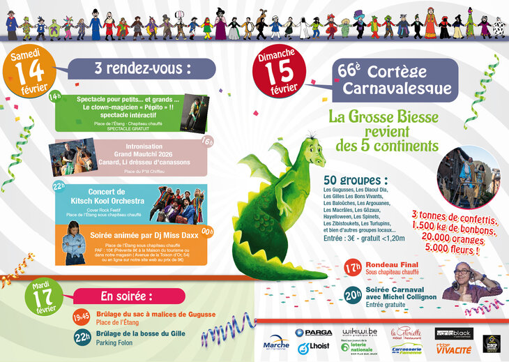 Loisirs Carnaval la Grosse Biesse - Cortège dimanche