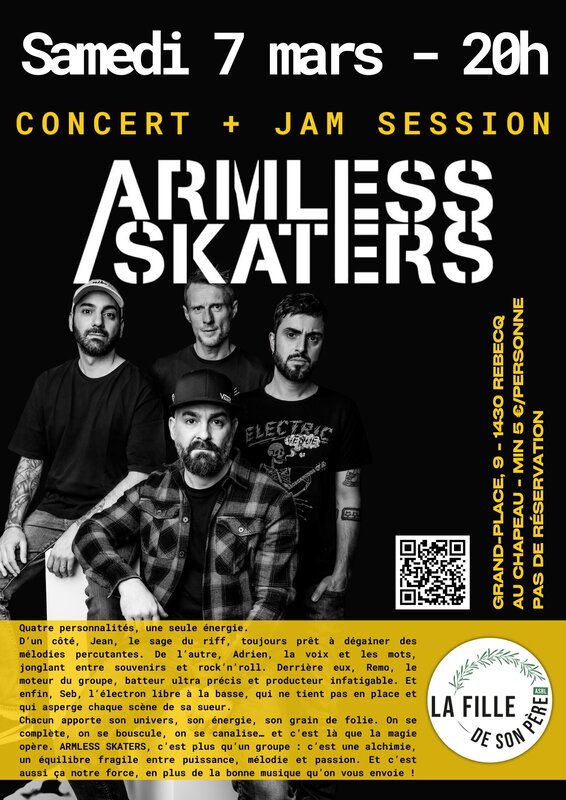 Concerts Concert Armless Skatters + Session