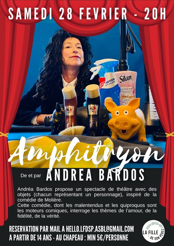 Spectacles Amphytrion Andréa Bardos