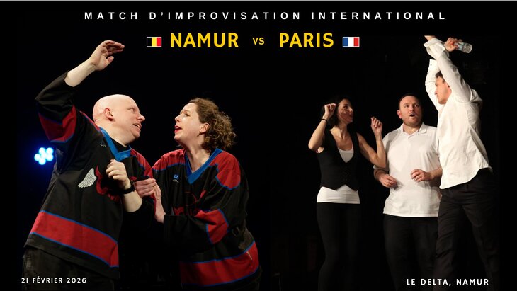 Spectacles Match d impro international : Belgique France