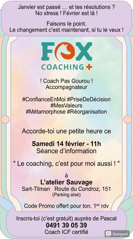 Conférences Le coaching, c est pour aussi 