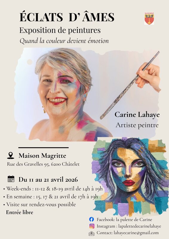 Expositions Éclats d âmes - Quand couleur devient émotion