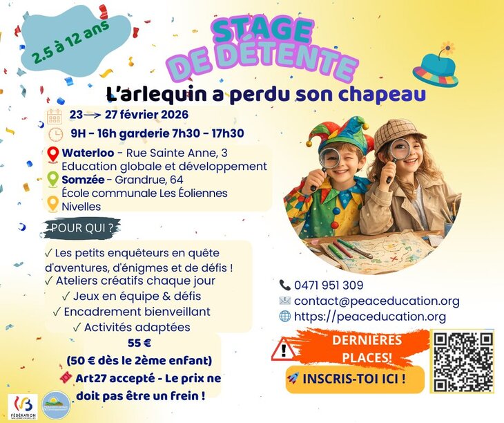 Stages,cours Stage détente - L arlequin a perdu chapeau