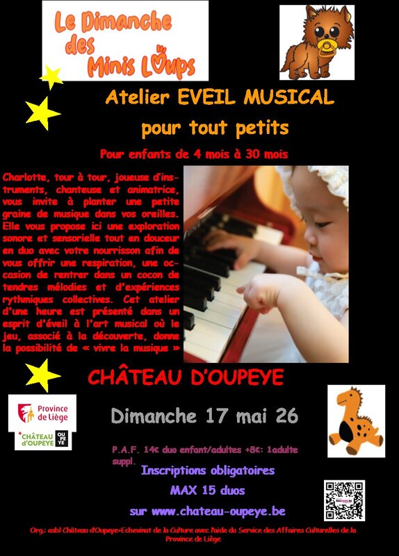 Spectacles Eveil musical pour bébé 4 30 mois.