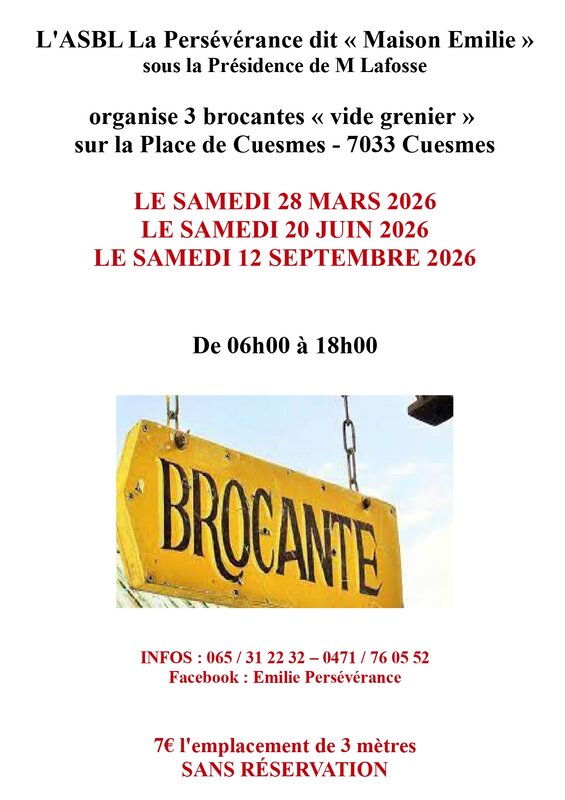  Brocante Vide grenier