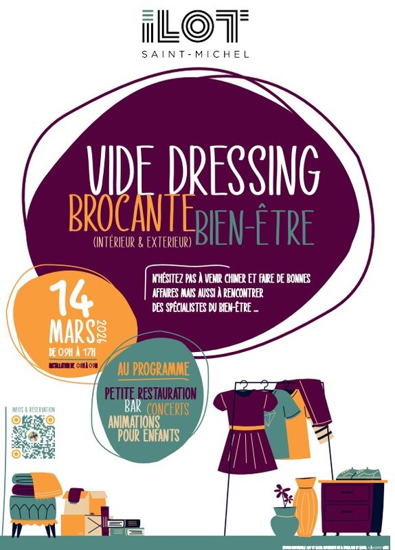  Grande brocante l Ilot Saint-Michel