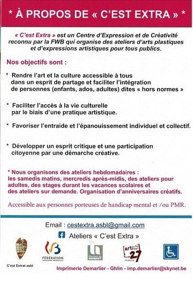 Stages,cours Ateliers arts plastiques