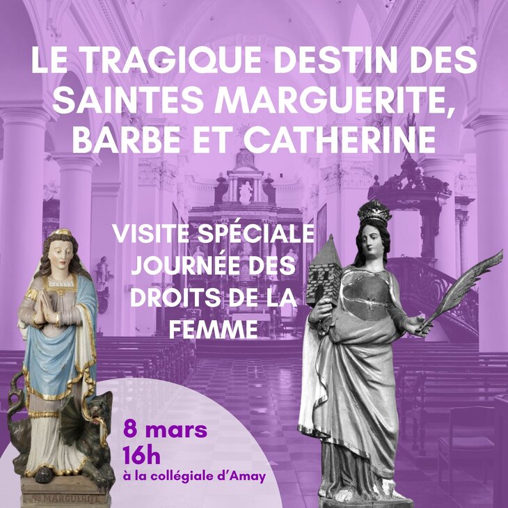 Loisirs Le tragique destin saintes Marguerite, Barbe Catherine(visite-conférence)