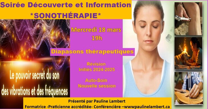 Conférences Soirée découverte: initiation la sonothérapie