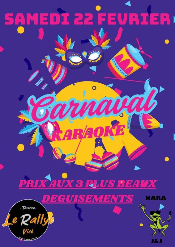 Soirées Soirée Karaoké Carnaval Rallye