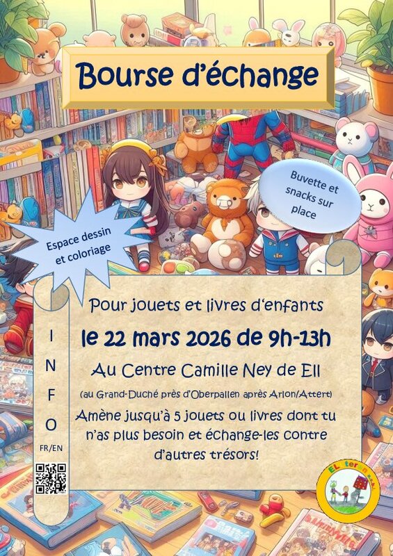 Loisirs Bourse d échange pour enfants