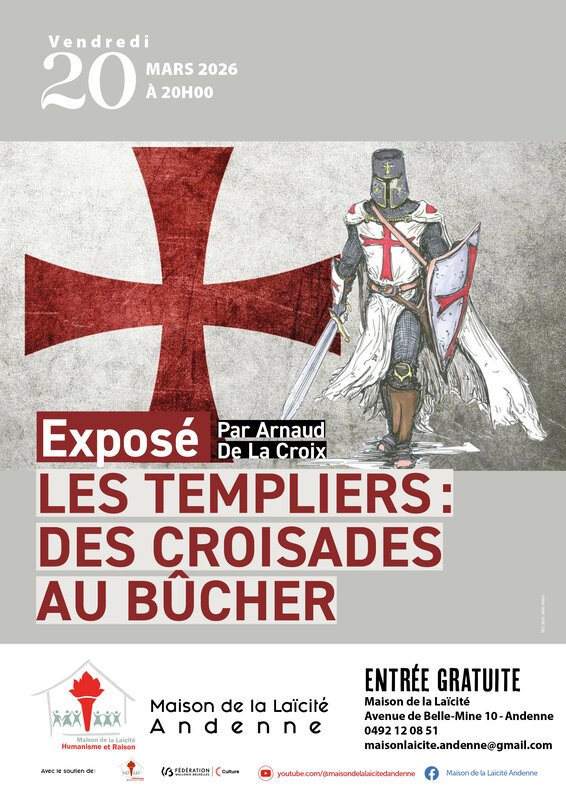 Conférences Les Templiers : croisades bûcher