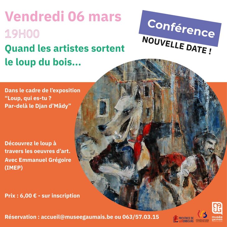 Conférences Quand artistes sortent loup bois