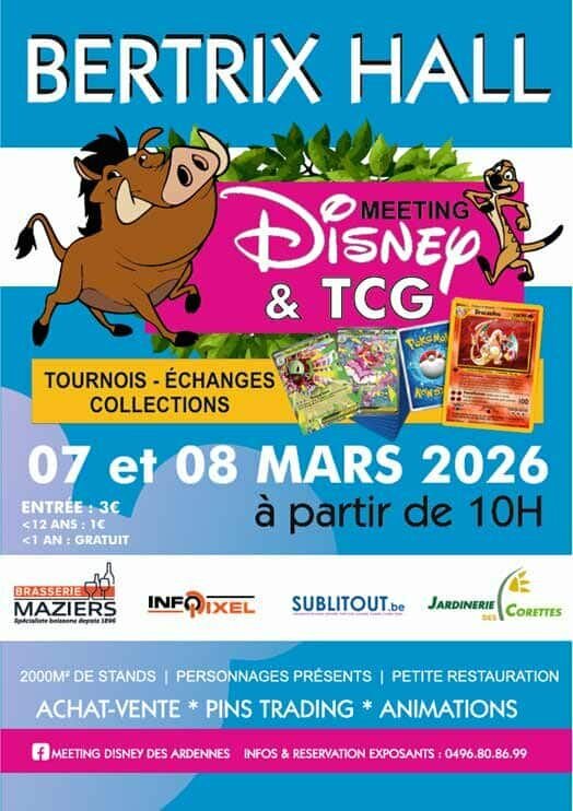 Loisirs Disney meeting tcg