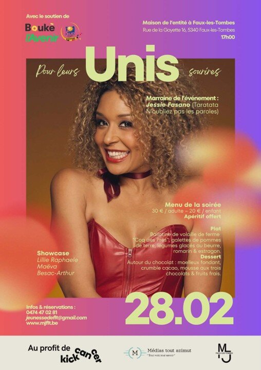 Soirées Unis pour leurs sourires - repas caritatif