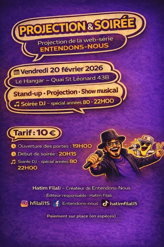 Spectacles Projection & Soirée Entendons-nous