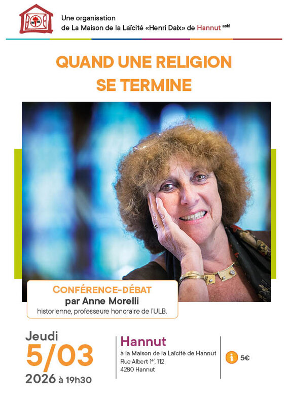 Conférences Quand religion termine