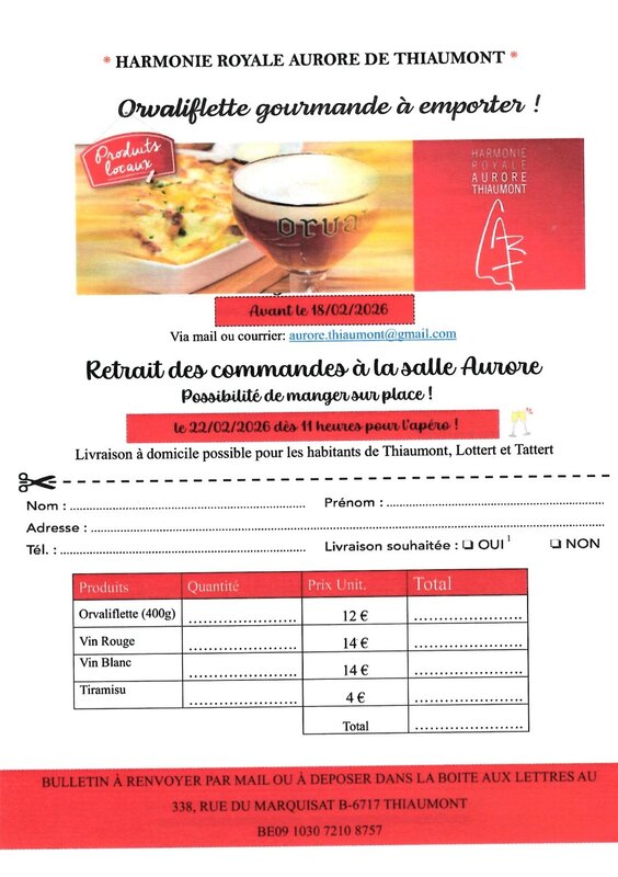 Loisirs Orvaliflette gourmande