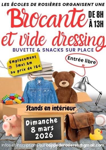 Loisirs Vide dressing écoles Rosières