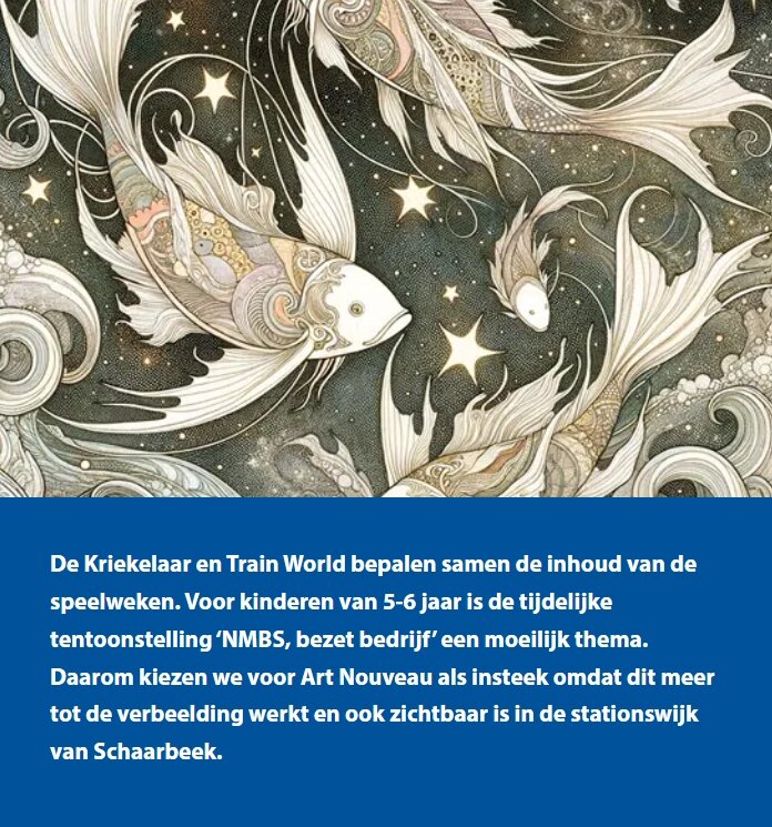 Stages,cours Speelweek Art Nouveau