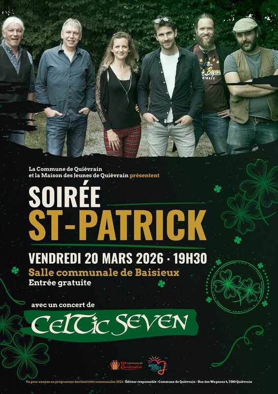 Concerts Venez célébrer Saint-Patrick