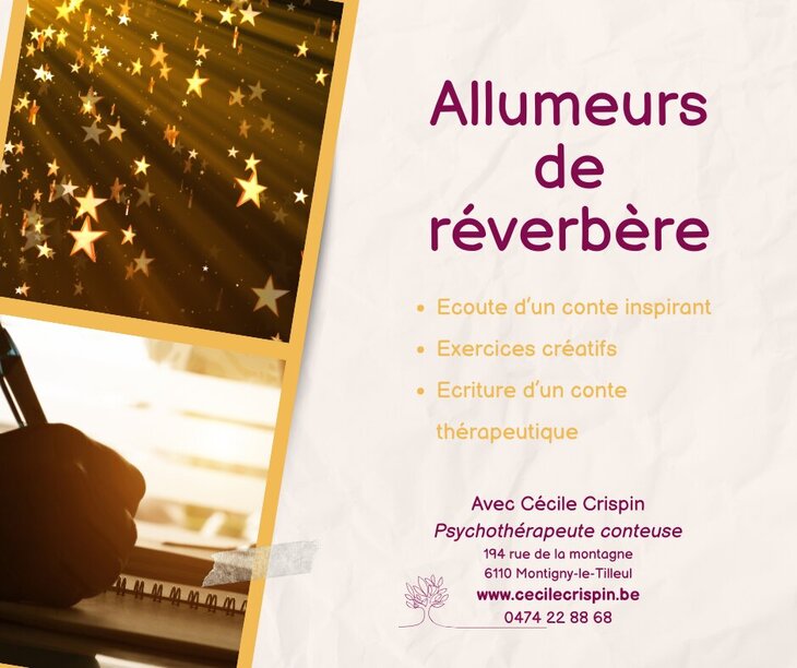 Stages,cours Allumeurs réverbères: écriture conte thérapeutique